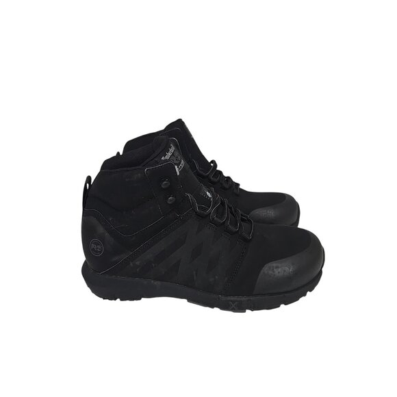 Timberland PRO Men\'s A297S Radius CTCP Mid Athletic Work Boots Black Size 9.5W